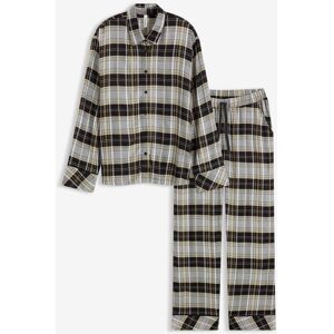 bonprix Gewebter Flanell Pyjamaschwarz 48Damen bonprix Gewebter Flanell Pyjamaschwarz 48Damen
