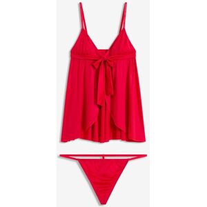 bonprix Babydoll + Höschen (2-tlg.Set)rot 40Damen bonprix Babydoll + Höschen (2-tlg.Set)rot 40Damen