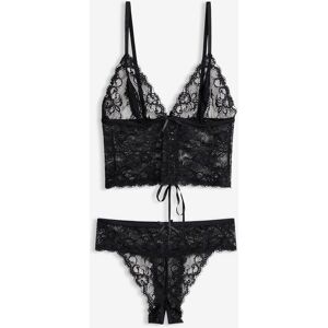 bonprix Bustier und String ouvert (2-tlg.Set)schwarz 44Damen bonprix Bustier und String ouvert (2-tlg.Set)schwarz 44Damen