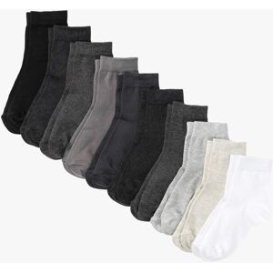 bonprix Kurzsocken mit Bio-Baumwolle (10er Pack)grau 35false bonprix Kurzsocken mit Bio-Baumwolle (10er Pack)grau 35false