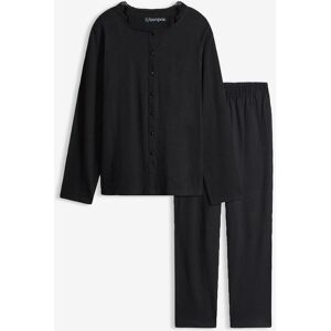 bonprix Pyjama aus weicher Baumwolleschwarz 56Damen bonprix Pyjama aus weicher Baumwolleschwarz 56Damen