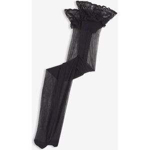 bonprix Halterlose Strümpfe mit Spitze 20 DENschwarz 44Damen bonprix Halterlose Strümpfe mit Spitze 20 DENschwarz 44Damen