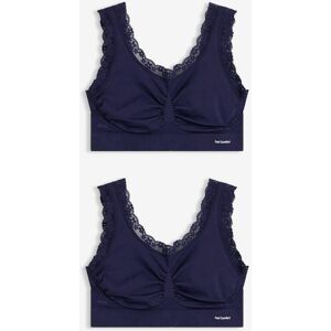 bonprix Feel Comfort Seamless Bustier (2er Pack)blau 4Damen bonprix Feel Comfort Seamless Bustier (2er Pack)blau 4Damen