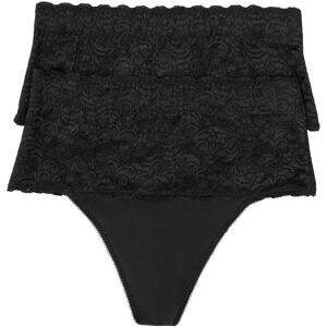 bonprix Medium Shape String (2er Pack)schwarz 48Damen bonprix Medium Shape String (2er Pack)schwarz 48Damen