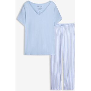bonprix Pyjama aus softer Viskoseblau 48Damen bonprix Pyjama aus softer Viskoseblau 48Damen