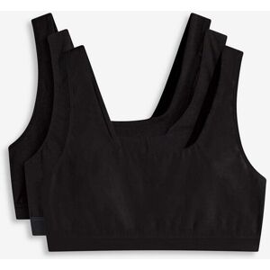 bonprix Bustier mit Bio-Baumwolle (3er Pack)schwarz 40Damen bonprix Bustier mit Bio-Baumwolle (3er Pack)schwarz 40Damen