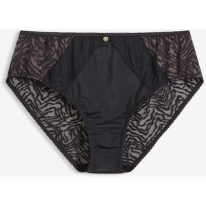 bonprix Maxislip mit Meshschwarz 48Damen bonprix Maxislip mit Meshschwarz 48Damen