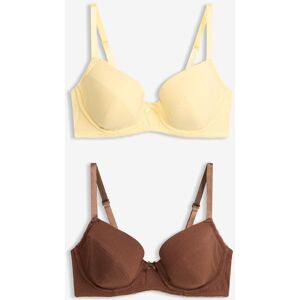 bonprix Push-up-BH mit Bügel mit Bio-Baumwolle (2er Pack)braun 80Damen bonprix Push-up-BH mit Bügel mit Bio-Baumwolle (2er Pack)braun 80Damen