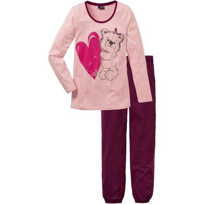 bonprix Pyjama mit Bio-Baumwollelila 52Damen bonprix Pyjama mit Bio-Baumwollelila 52Damen