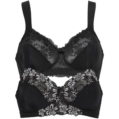 bonprix BH (2er-Pack)schwarz 75Damen bonprix BH (2er-Pack)schwarz 75Damen