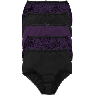 bonprix Highwaist Slip (5er Pack)schwarz 36Damen bonprix Highwaist Slip (5er Pack)schwarz 36Damen
