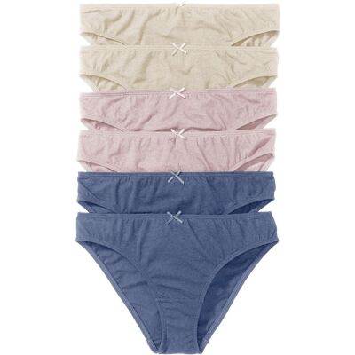 bonprix Slip (6er Pack)beige 52Damen bonprix Slip (6er Pack)beige 52Damen