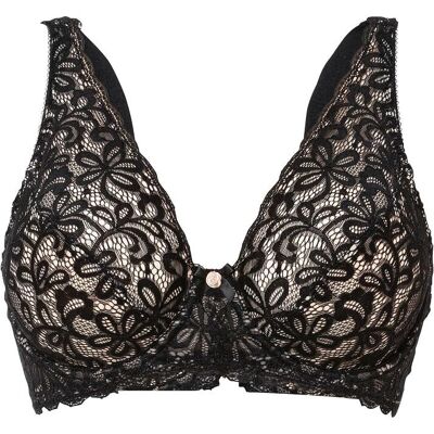 bonprix Bügel-BH mit zarter Spitzeschwarz 105Damen bonprix Bügel-BH mit zarter Spitzeschwarz 105Damen