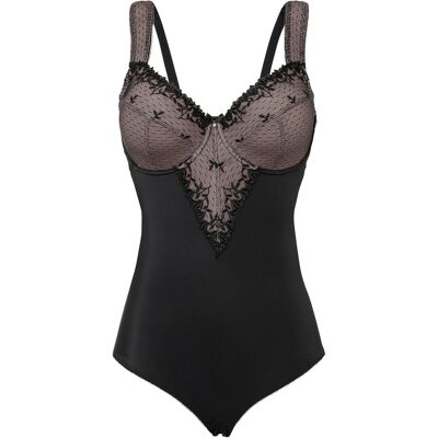 bonprix Minimizer-Body mit Stickereischwarz 80Damen bonprix Minimizer-Body mit Stickereischwarz 80Damen