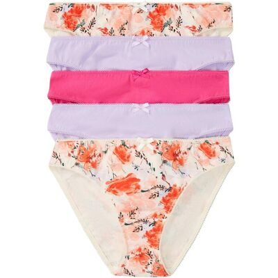 bonprix Slip mit Bio-Baumwolle (5er Pack)pink 48Damen bonprix Slip mit Bio-Baumwolle (5er Pack)pink 48Damen