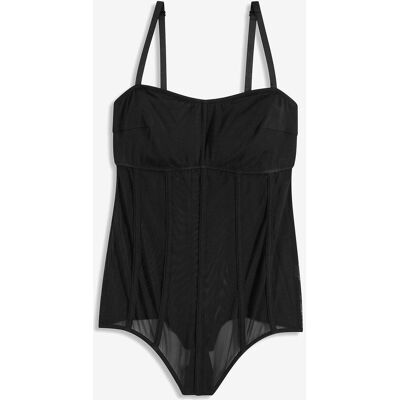 bonprix Stringbody mit weichem Modalschwarz 32Damen bonprix Stringbody mit weichem Modalschwarz 32Damen