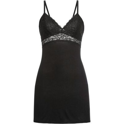 bonprix Negligé aus softem Viskose-Mixschwarz 40Damen bonprix Negligé aus softem Viskose-Mixschwarz 40Damen