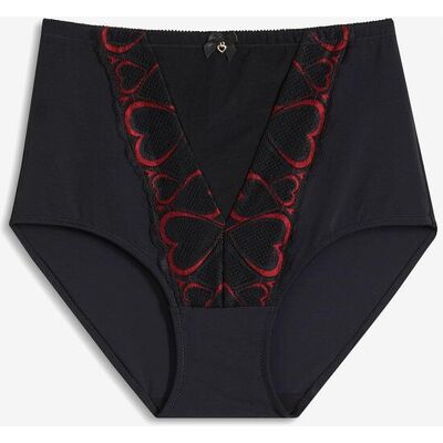 bonprix Medium Shape Slip mit Spitzeschwarz 46Damen bonprix Medium Shape Slip mit Spitzeschwarz 46Damen