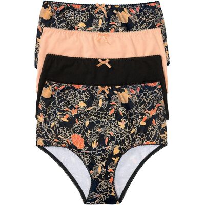 bonprix Highwaist Slip (4er Pack)schwarz 40Damen bonprix Highwaist Slip (4er Pack)schwarz 40Damen