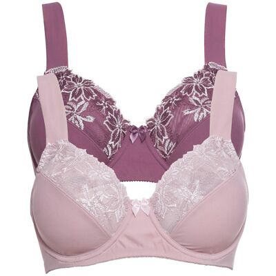 bonprix BH (2er-Pack)lila 105Damen bonprix BH (2er-Pack)lila 105Damen