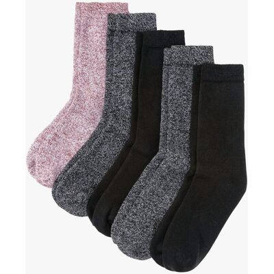 bonprix Thermo Frottee Socken mit Bio-Baumwolle (5er Pack)schwarz 35false bonprix Thermo Frottee Socken mit Bio-Baumwolle (5er Pack)schwarz 35false