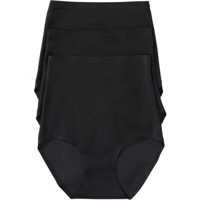 bonprix Nahtlose Medium Shape Panty (3er Pack)schwarz 46Damen bonprix Nahtlose Medium Shape Panty (3er Pack)schwarz 46Damen