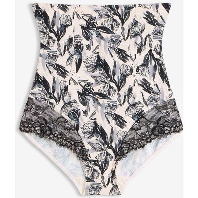 bonprix Highwaist Medium Shape Slip mit Spitzeschwarz 40Damen bonprix Highwaist Medium Shape Slip mit Spitzeschwarz 40Damen