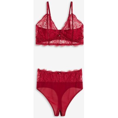 bonprix Bustier+Taillenstring ouvert (2-tlg.Set)rot 40Damen bonprix Bustier+Taillenstring ouvert (2-tlg.Set)rot 40Damen