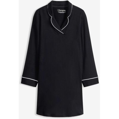 bonprix Nachthemd aus weicher Baumwolleschwarz 40Damen bonprix Nachthemd aus weicher Baumwolleschwarz 40Damen