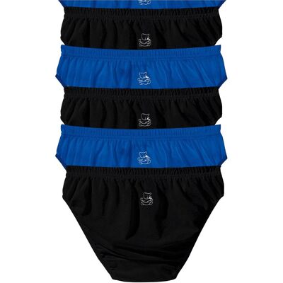 bonprix Slip mit weicher Baumwolle (6er Pack)schwarz 60Damen bonprix Slip mit weicher Baumwolle (6er Pack)schwarz 60Damen