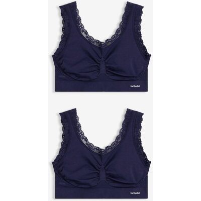 bonprix Feel Comfort Seamless Bustier (2er Pack)blau 5Damen bonprix Feel Comfort Seamless Bustier (2er Pack)blau 5Damen