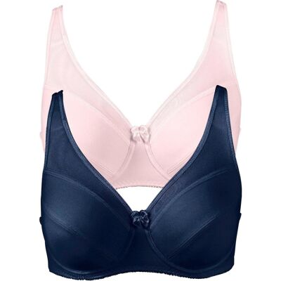 bonprix Bügel-BH mit Mesh (2er Pack)rosa 90Damen bonprix Bügel-BH mit Mesh (2er Pack)rosa 90Damen