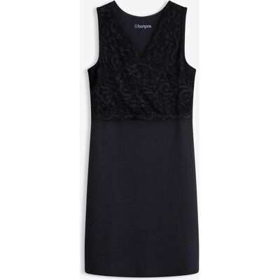 bonprix Nachthemd mit Spitzenbesatzschwarz 40Damen bonprix Nachthemd mit Spitzenbesatzschwarz 40Damen