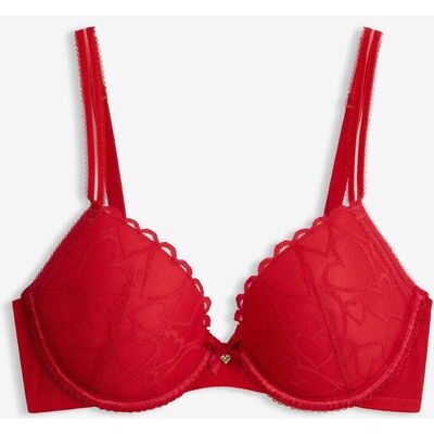 bonprix Schalen-BH mit Herzchenspitzerot 90Damen bonprix Schalen-BH mit Herzchenspitzerot 90Damen