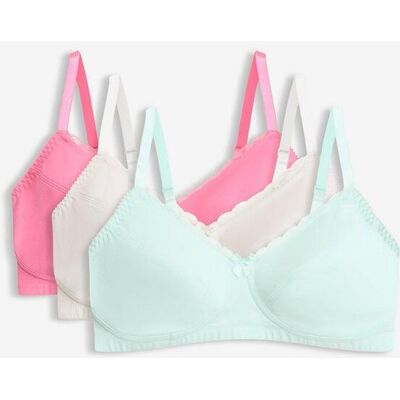 bonprix BH ohne Bügel mit Baumwolle (3er Pack)pink 85Damen bonprix BH ohne Bügel mit Baumwolle (3er Pack)pink 85Damen