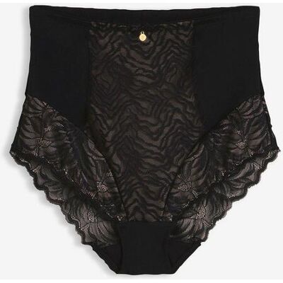 bonprix Medium Shape Panty mit Spitzeschwarz 36Damen bonprix Medium Shape Panty mit Spitzeschwarz 36Damen
