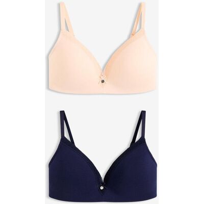 bonprix Schalen-BH ohne Bügel mit Bio-Baumwolle (2er Pack)rosa 70Damen bonprix Schalen-BH ohne Bügel mit Bio-Baumwolle (2er Pack)rosa 70Damen
