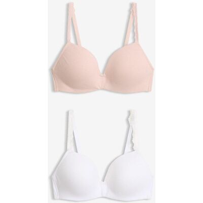 bonprix Schalen-BH ohne Bügel mit Bio-Baumwolle (2er Pack)beige 95Damen bonprix Schalen-BH ohne Bügel mit Bio-Baumwolle (2er Pack)beige 95Damen