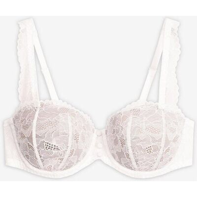 bonprix Balconette-BH aus edler Spitzeweiß 75Damen bonprix Balconette-BH aus edler Spitzeweiß 75Damen