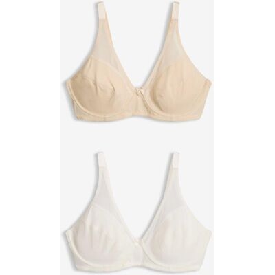 bonprix Bügel-BH mit Mesh (2er Pack)beige 90Damen bonprix Bügel-BH mit Mesh (2er Pack)beige 90Damen