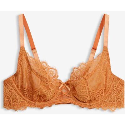 bonprix Bügel-BH mit zarter Spitzeorange 75Damen bonprix Bügel-BH mit zarter Spitzeorange 75Damen