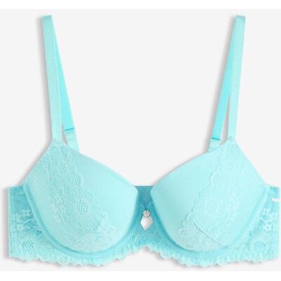 bonprix Schalen-BH aus weicher Spitzeblau 85Damen bonprix Schalen-BH aus weicher Spitzeblau 85Damen