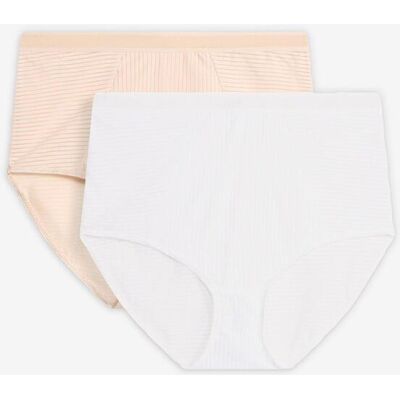 bonprix Highwaist Slip ( 2er Pack)beige 40Damen bonprix Highwaist Slip ( 2er Pack)beige 40Damen