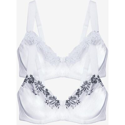 bonprix BH (2er-Pack)weiß 100Damen bonprix BH (2er-Pack)weiß 100Damen