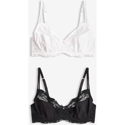 bonprix BH mit feiner Spitze (2er Pack)schwarz 80Damen bonprix BH mit feiner Spitze (2er Pack)schwarz 80Damen