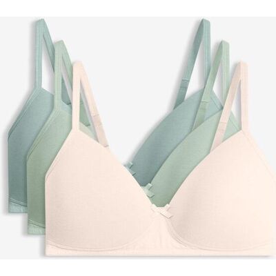 bonprix Schalen-BH ohne Bügel mit Bio-Baumwolle (3er-Pack)rosa 65Damen bonprix Schalen-BH ohne Bügel mit Bio-Baumwolle (3er-Pack)rosa 65Damen