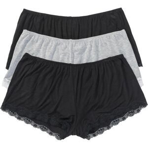 bonprix Lockere Viskose Boxer (3er Pack)schwarz 32Damen bonprix Lockere Viskose Boxer (3er Pack)schwarz 32Damen