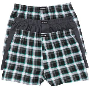bonprix Lockere Jersey Boxershorts aus Baumwolle (3er Pack)grau 5Herren bonprix Lockere Jersey Boxershorts aus Baumwolle (3er Pack)grau 5Herren