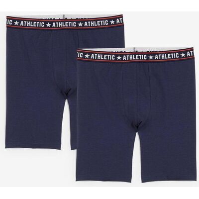 bonprix Midi Boxershorts eng mit Baumwolle (2er Pack)blau 6Herren bonprix Midi Boxershorts eng mit Baumwolle (2er Pack)blau 6Herren