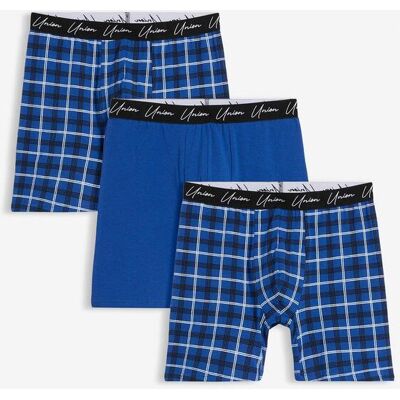 bonprix Boxershorts eng mit Baumwolle (3er Pack)blau 6Herren bonprix Boxershorts eng mit Baumwolle (3er Pack)blau 6Herren
